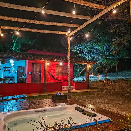 Cantinhos Do Cipo - Chales Privativos Com Hidro Serra do Cipo National Park Exterior photo
